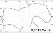 Blank Simple Map of Linan, no labels