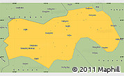 Savanna Style Simple Map of Linan