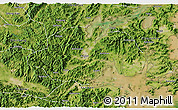 Satellite 3D Map of Ninghai
