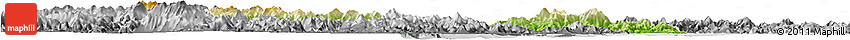 Physical Horizon Map of Ninghai, desaturated