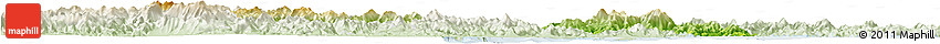 Physical Horizon Map of Ninghai, lighten Physical Horizon Map of Ninghai, lighten