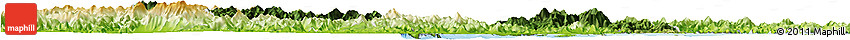 Satellite Horizon Map of Ninghai, physical outside