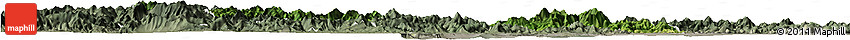 Satellite Horizon Map of Ninghai, semi-desaturated Satellite Horizon Map of Ninghai, semi-desaturated
