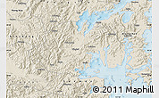 Shaded Relief Map of Ninghai