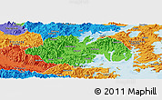 Political Panoramic Map of Ninghai