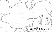 Blank Simple Map of Ninghai, no labels