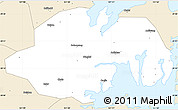 Classic Style Simple Map of Ninghai