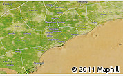 Satellite 3D Map of Pinghu