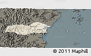 Shaded Relief 3D Map of Pingyang, darken