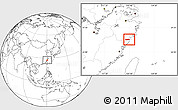 Blank Location Map of Pingyang