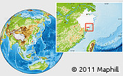 Physical Location Map of Pingyang, highlighted parent region