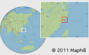 Savanna Style Location Map of Pingyang
