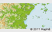Physical Map of Pingyang