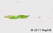 Physical Panoramic Map of Pingyang, cropped outside