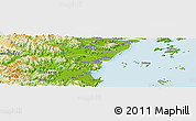 Physical Panoramic Map of Pingyang