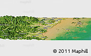 Satellite Panoramic Map of Pingyang