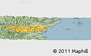 Savanna Style Panoramic Map of Pingyang