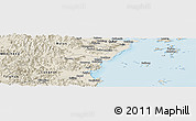 Shaded Relief Panoramic Map of Pingyang
