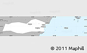 Gray Simple Map of Pingyang