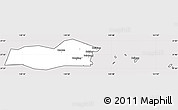 Silver Style Simple Map of Pingyang, cropped outside