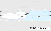 Silver Style Simple Map of Pingyang, single color outside