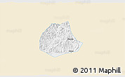 Classic Style 3D Map of Pujiang, single color outside