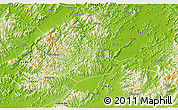 Physical 3D Map of Pujiang