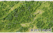 Satellite 3D Map of Pujiang