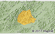Savanna Style 3D Map of Pujiang