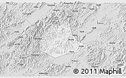 Silver Style 3D Map of Pujiang