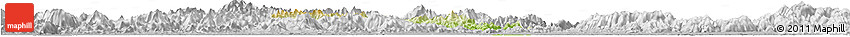 Physical Horizon Map of Pujiang, lighten, desaturated