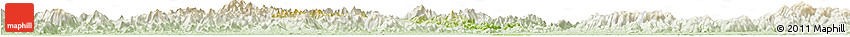 Physical Horizon Map of Pujiang, lighten