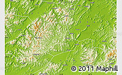 Physical Map of Pujiang