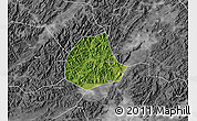 Satellite Map of Pujiang, desaturated