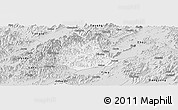 Silver Style Panoramic Map of Pujiang
