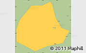 Savanna Style Simple Map of Pujiang