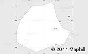 Silver Style Simple Map of Pujiang
