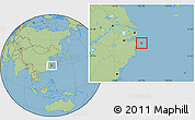 Savanna Style Location Map of Putuo