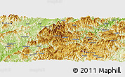 Physical Panoramic Map of Qingyuan