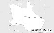 Silver Style Simple Map of Qingyuan