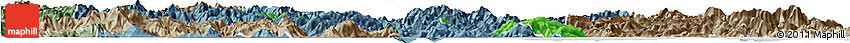 Political Horizon Map of Quhai, semi-desaturated