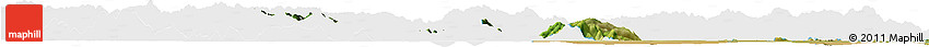 Satellite Horizon Map of Quhai, single color outside