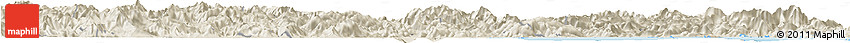 Shaded Relief Horizon Map of Quhai
