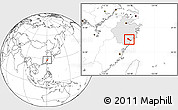 Blank Location Map of Quhai, highlighted parent region