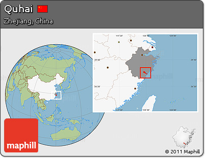 Savanna Style Location Map of Quhai, highlighted country, highlighted parent region