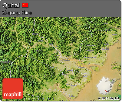 Satellite Map of Quhai