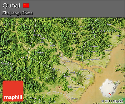 Satellite Map of Quhai