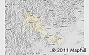 Shaded Relief Map of Quhai, desaturated