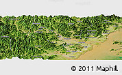 Satellite Panoramic Map of Quhai