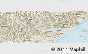 Shaded Relief Panoramic Map of Quhai